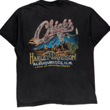 Harley Davidson Graphic T-Shirt - Large Black Cotton