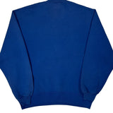90'S Blank Made In USA Russell Athletic Sweatshirt - Large Blue Cotton
