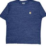 Carhartt T-Shirt - XL Blue Cotton