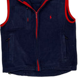 Polo By Ralph Lauren Vest - Small Navy Polyester