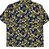 Exofficio Floral Hawaiian Shirt - Large Yellow Cotton