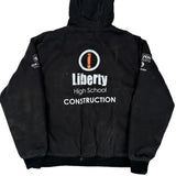 Liberty High School Construction Carhartt Jacket - 2XL Black Cotton