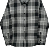 Oakley Checked Flannel Shirt - XL Gray Cotton