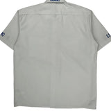 S.Y.S Dickies Short Sleeve Shirt - Large White Polyester Blend