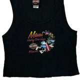 Harley Davidson Graphic Tank Top - XL Black Cotton
