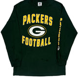 Green Bay Packers Nfl Long Sleeve T-Shirt - Large Green Cotton
