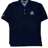 Tommy Hilfiger Polo Shirt - Large Navy Cotton