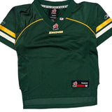 Age 5-6 Reebok Eskimos Football Jersey - XS Green Nylon
