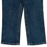 Age 12 Miss Me Contrast Stitch Jeans - Medium Dark Wash Cotton
