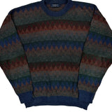 Van Heusen Sweater - Large Multicoloured Acrylic