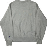 Reverse Weave Champion College Sweatshirt - Small Grey Cotton