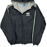 Adidas Windbreaker - Small Black Polyester