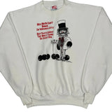 Virginia City Hanes Graphic Sweatshirt - XL White Cotton Blend