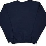 90S Made In USA Lee Blank Sweatshirt - Large Navy Cotton Blend