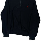 Polo By Ralph Lauren 1/4 Zip - XL Black Cotton