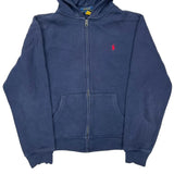 Age 10-12 Polo By Ralph Lauren Hoodie - Large Blue Cotton