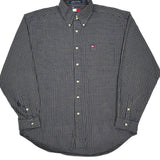 Tommy Hilfiger Checked Shirt - XL Blue Cotton