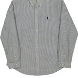 Ralph Lauren Checked Shirt - Large Blue Cotton