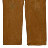 Carhartt Carpenter Trousers - 34W 32L Brown Cotton