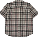 Carhartt Checked Short Sleeve Shirt - XL Grey Cotton