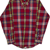 Polo By Ralph Lauren Checked Shirt - Large Red Cotton
