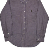 Ralph Lauren Checked Shirt - Medium Purple Cotton