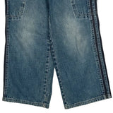 Unbranded Graphic Carpenter Jeans - 25W UK 6 Blue Cotton