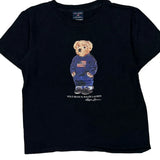 Polo Bear Polo By Ralph Lauren T-Shirt - Small Black Cotton