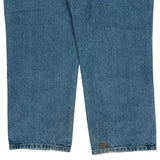 Dickies Double Knee Jeans - 36W 30L Blue Cotton
