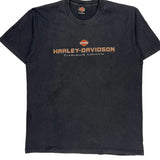 Trademark Lifestyle Harley Davidson Graphic T-Shirt - XL Black Cotton
