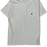 Age 8-9 Polo By Ralph Lauren T-Shirt - Medium White Cotton