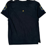 Military Style Bare Fox Graphic T-Shirt - 3XL Black Cotton