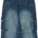 Unbranded Cargo Trousers - 38W 13L Blue Denim
