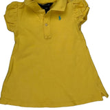Age 12 Ralph Lauren Dress - 2XS Yellow Cotton