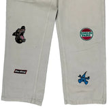 Stan Ray Carpenter Trousers - 28W UK 10 Cream Cotton