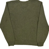 Polo By Ralph Lauren Sweater - Large Green Cotton