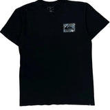 Quiksilver Graphic T-Shirt - Large Black Cotton
