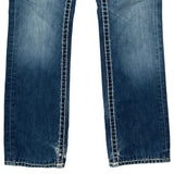 True Religion Contrast Stitch Jeans - 29W UK 8 Light Wash Denim