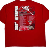Dale Jr Nascar T-Shirt - 3XL Red Cotton