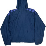 Adidas Windbreaker - XL Blue Polyester