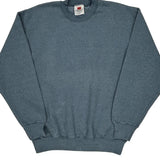 Blank Member'S Mark Sweatshirt - Large Blue Cotton Blend