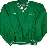 New Castle Athletic Staff Reebok Windbreaker - Large Green Polyester
