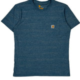 Carhartt T-Shirt - Small Blue Cotton