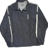 Nike Windbreaker - Large White Polyester