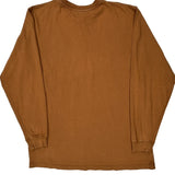 Carhartt Long Sleeve T-Shirt - 2XL Brown Cotton