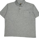 Carhartt Polo Shirt - XL Grey Cotton Blend