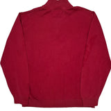 Nautica 1/4 Zip - Large Red Cotton