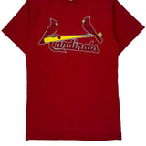 Cardinals Majestic Mlb T-Shirt - Medium Red Cotton
