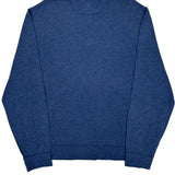 Polo By Ralph Lauren 1/4 Zip - Large Blue Cotton