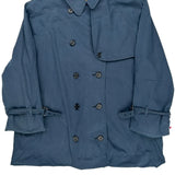 Burberry Trench Coat - XL Blue Cotton